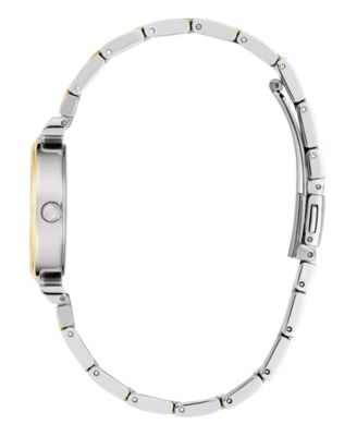 Women's Analog Two-Tone Stainless Steel Watch 28mm