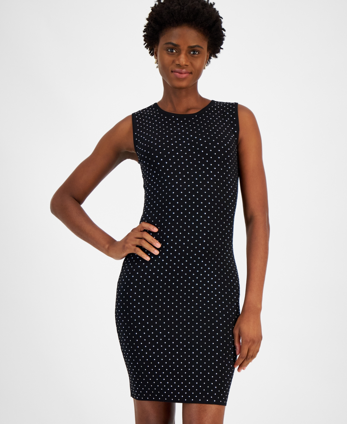 Michael Michael Kors Women's Studded Tank Mini Dress