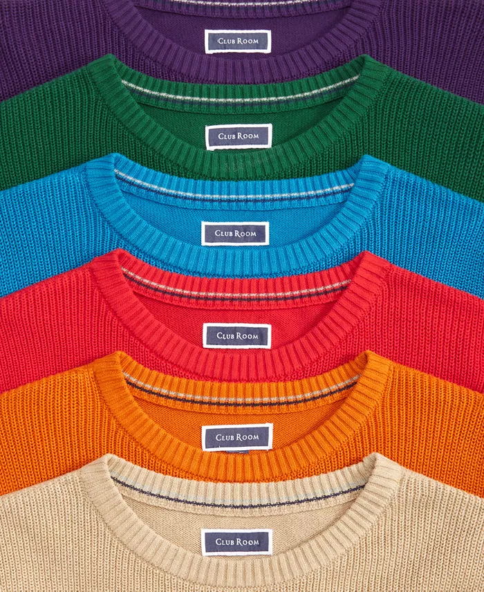 Men's Textured Cotton Sweater - thumbnail 2