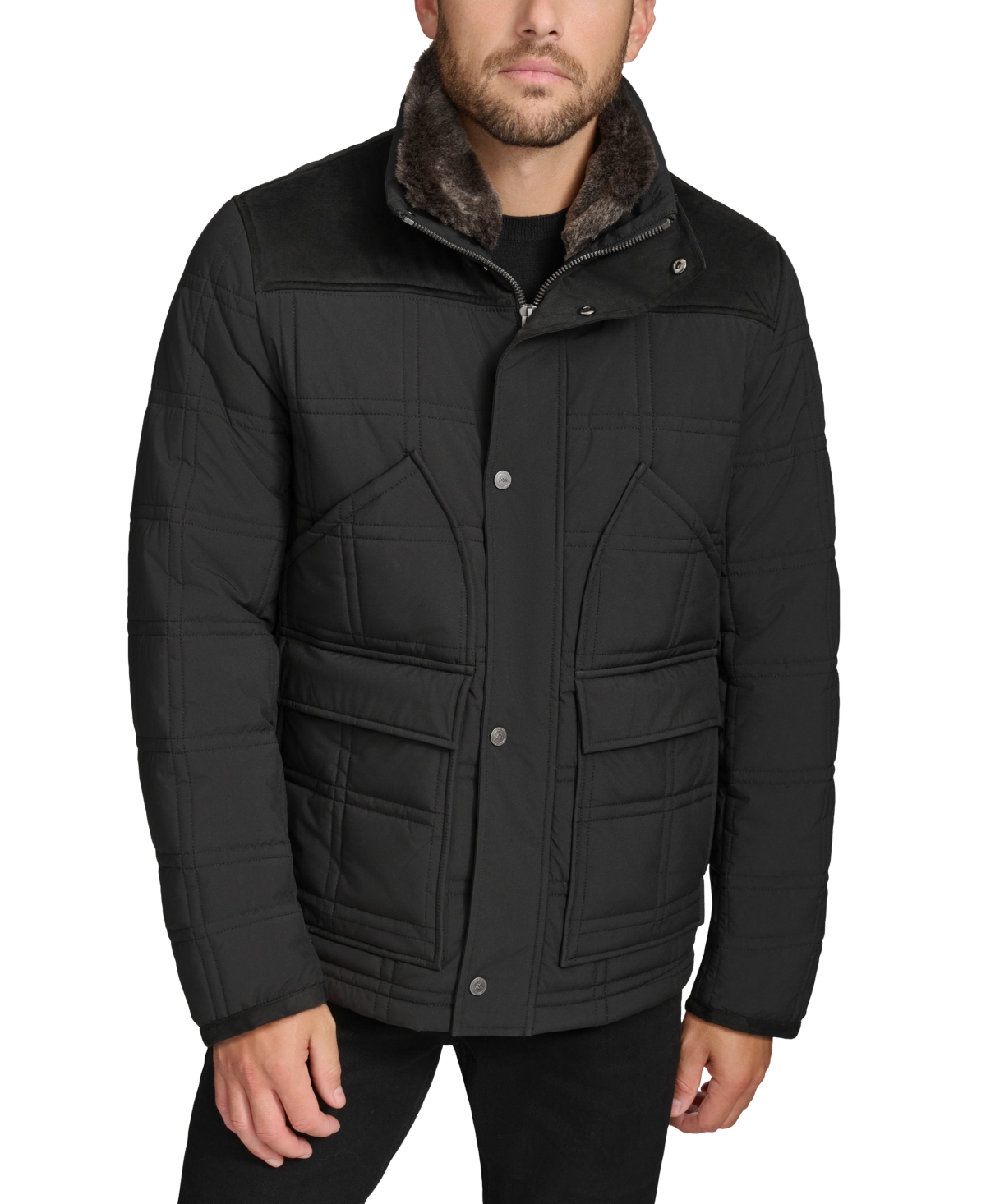 MARC NEW YORK MEN'S BRAMPTON SNAP-FRONT JACKET 