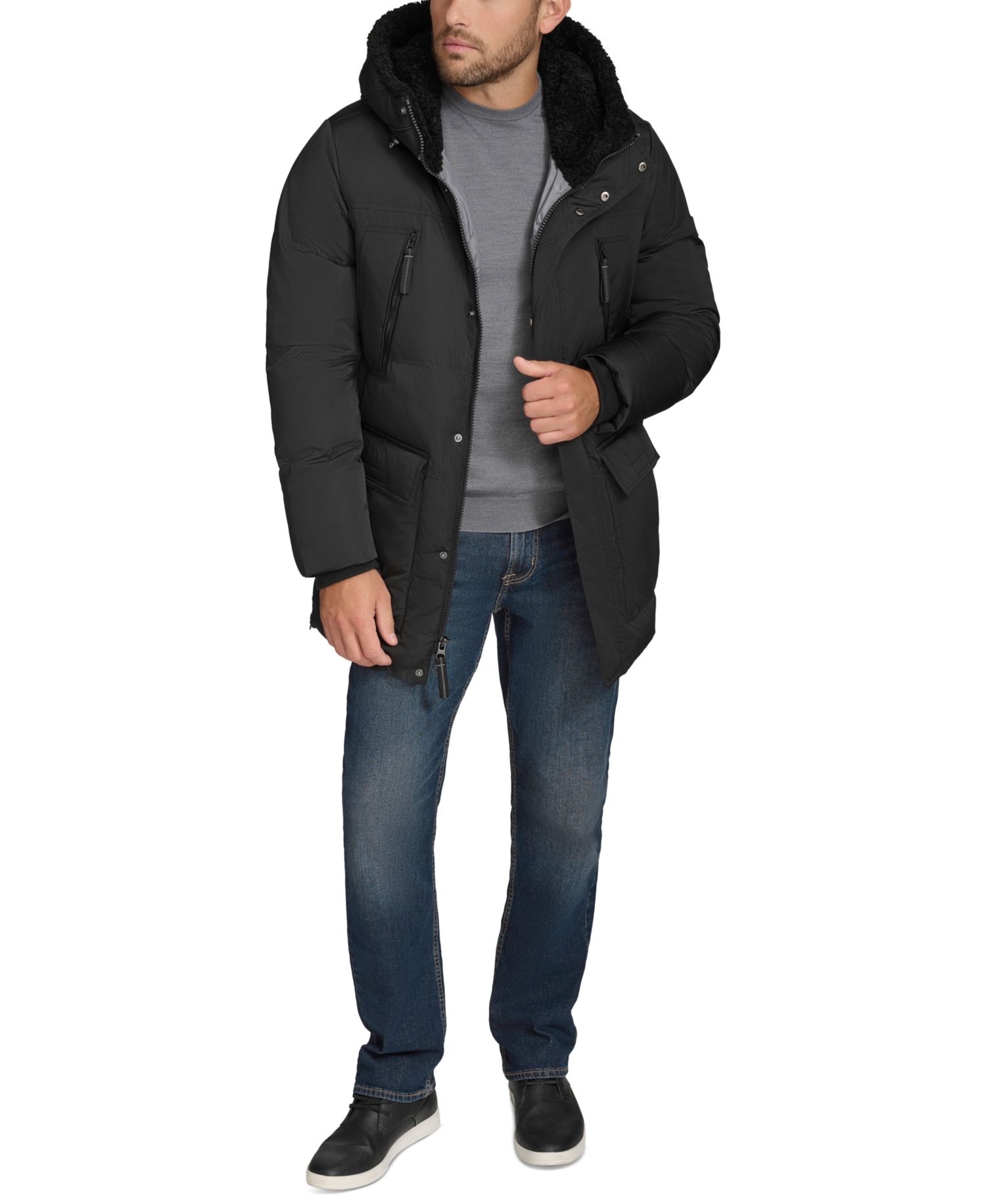 Men's Mackay Faux-Fur Parka Jacket