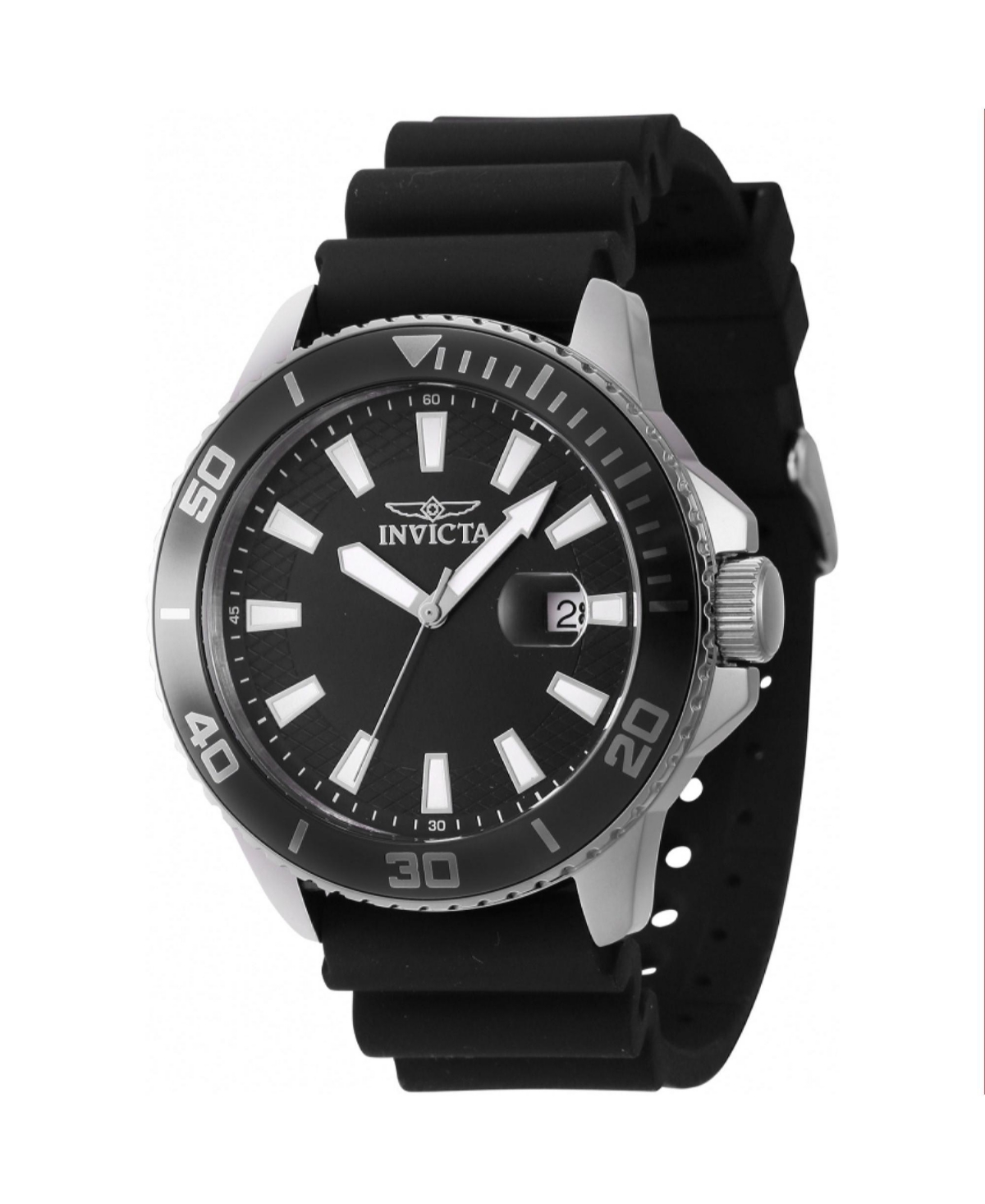 Invicta Men's 46087 Pro Diver Quartz 3 HandDial Watch - Black