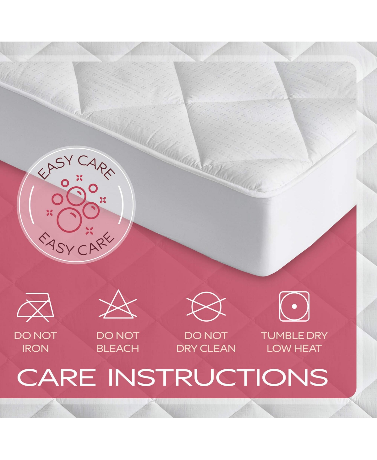 Maxi Soft and Comfortable Luxury Mattress Pad - 100% Cotton Sateen - 300 Thread Count - Cot Size (33 X 75)