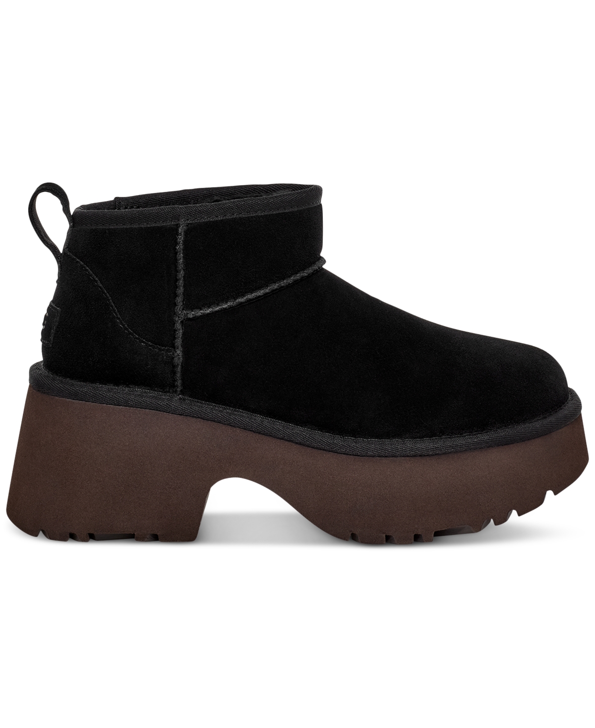 Shop Ugg Women's Classic Ultra Mini New Heights Boots In Hickory