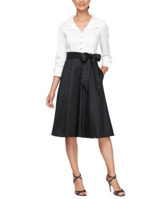 SL Fashions - Women's A-Line Tea Dress