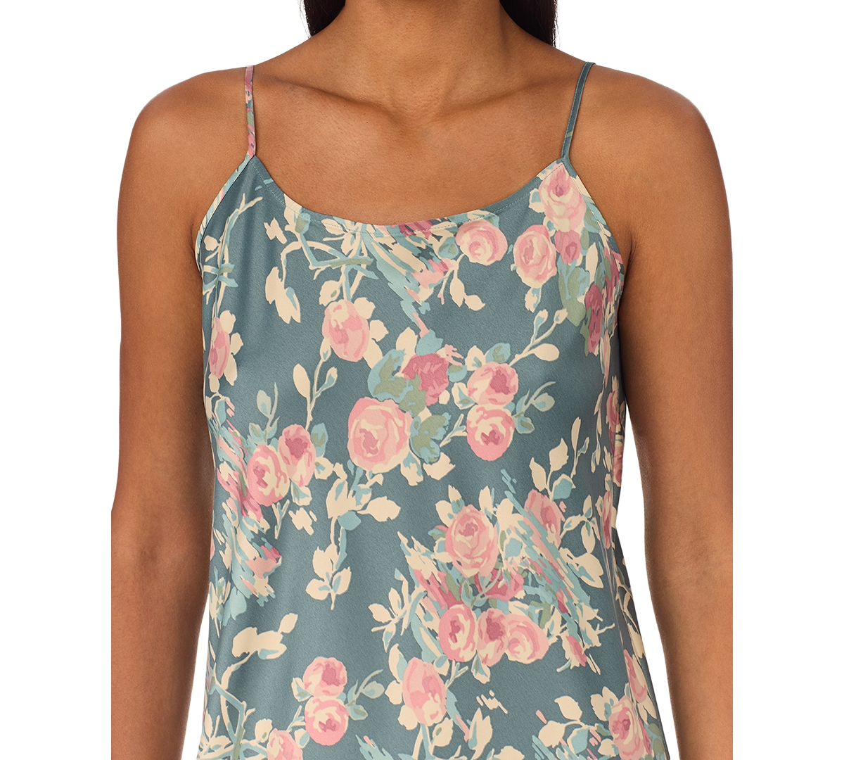 Lauren Ralph Lauren Women's Strappy Satin Ballet Nightgown