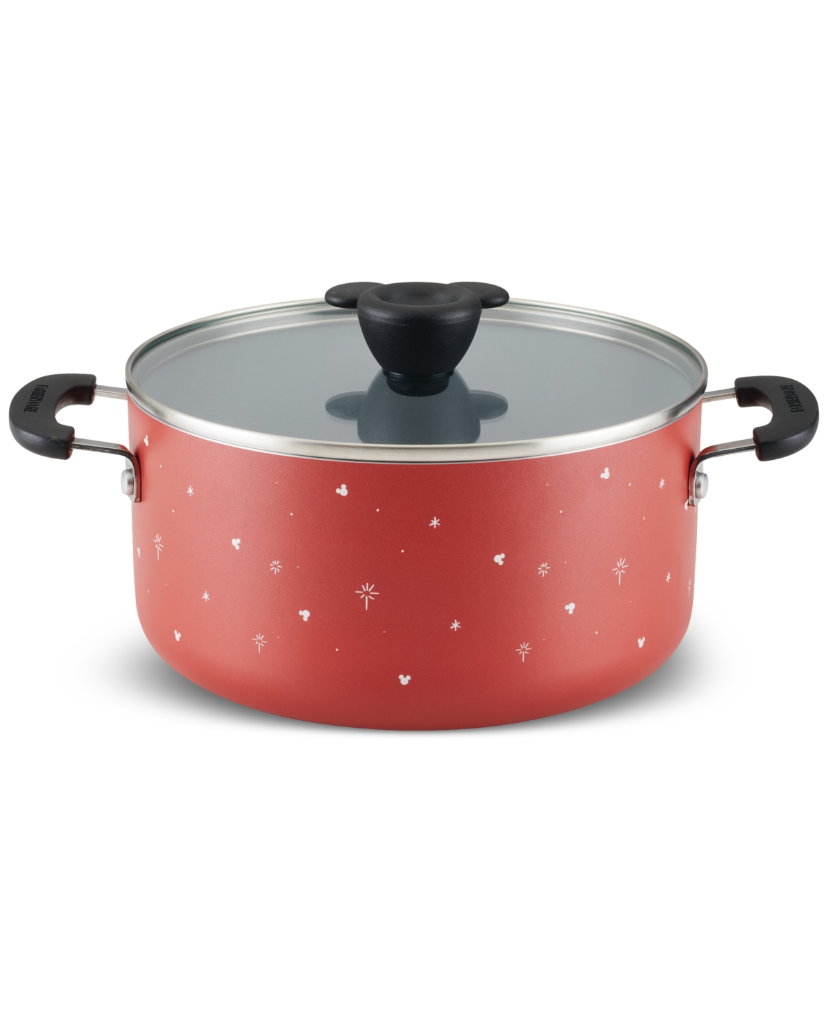 Farberware Disney 5.5-quart Ceramic Nonstick Stockpot With Lid In Red