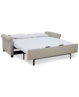 Paige 81" Fabric Silver Queen Sleeper Sofa