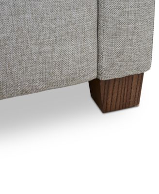 Paige 81" Fabric Silver Queen Sleeper Sofa