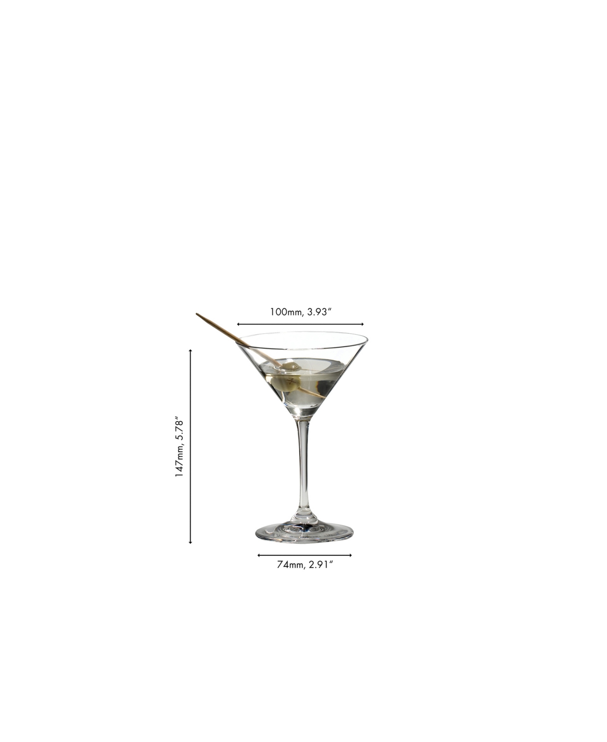 Riedel Martini Glasses, Set of 2 Vinum