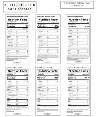 Happy Birthday Gift Tower, 9 Piece