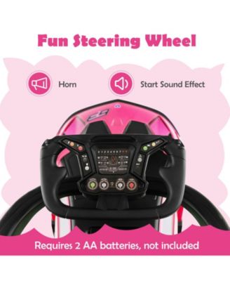 3-in-1 Licensed Lamborghini Ride on Push Car with Handle Guardrail