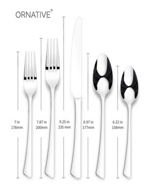Abril Mirror 20 Piece Flatware Set, Service for 4 