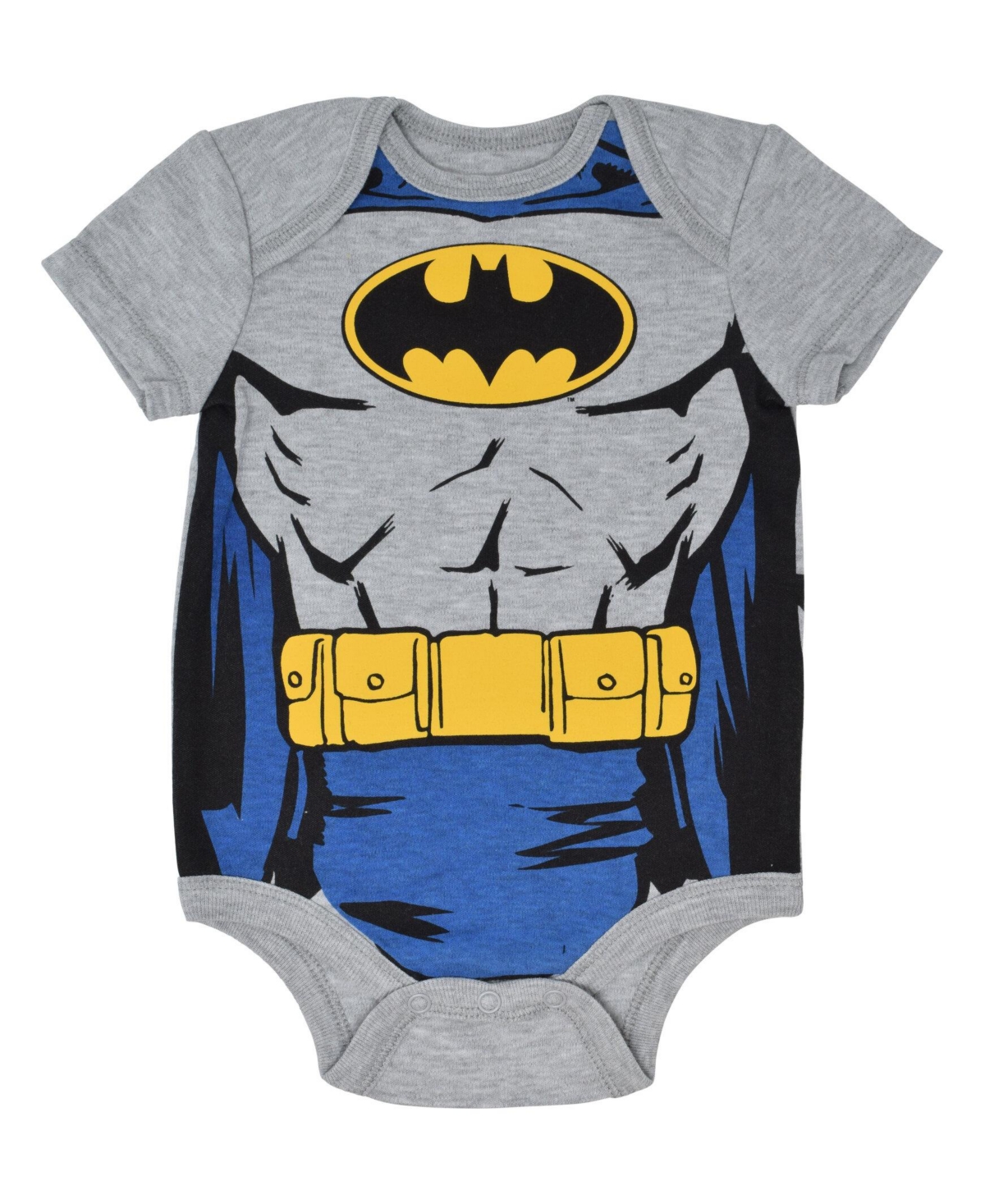 Warner Bros Baby Boys Justice League Dc Comics Baby 5 Pack Cosplay Costume Bodysuits Newborn to (Newborn - 24 Months) - yellow / red / black /