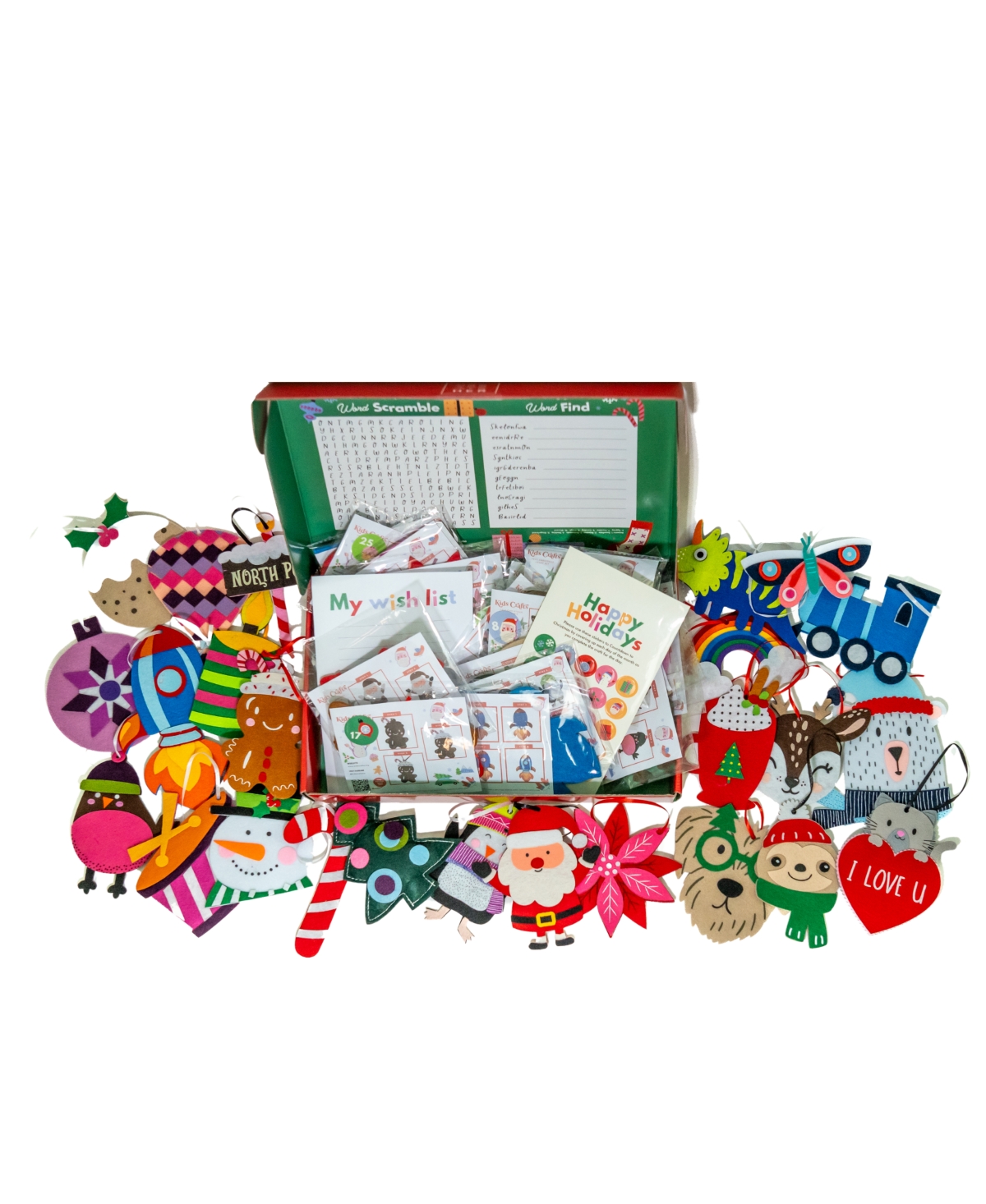 Kids Crafts 2024 Countdown To Christmas Advent Calendar, 25 Diy Craft Kits In Multi