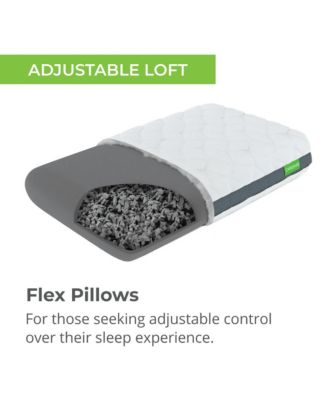 Universal Adjustable Flex Pillow with Viscose Material, Naturally Breathable & Hypoallergenic