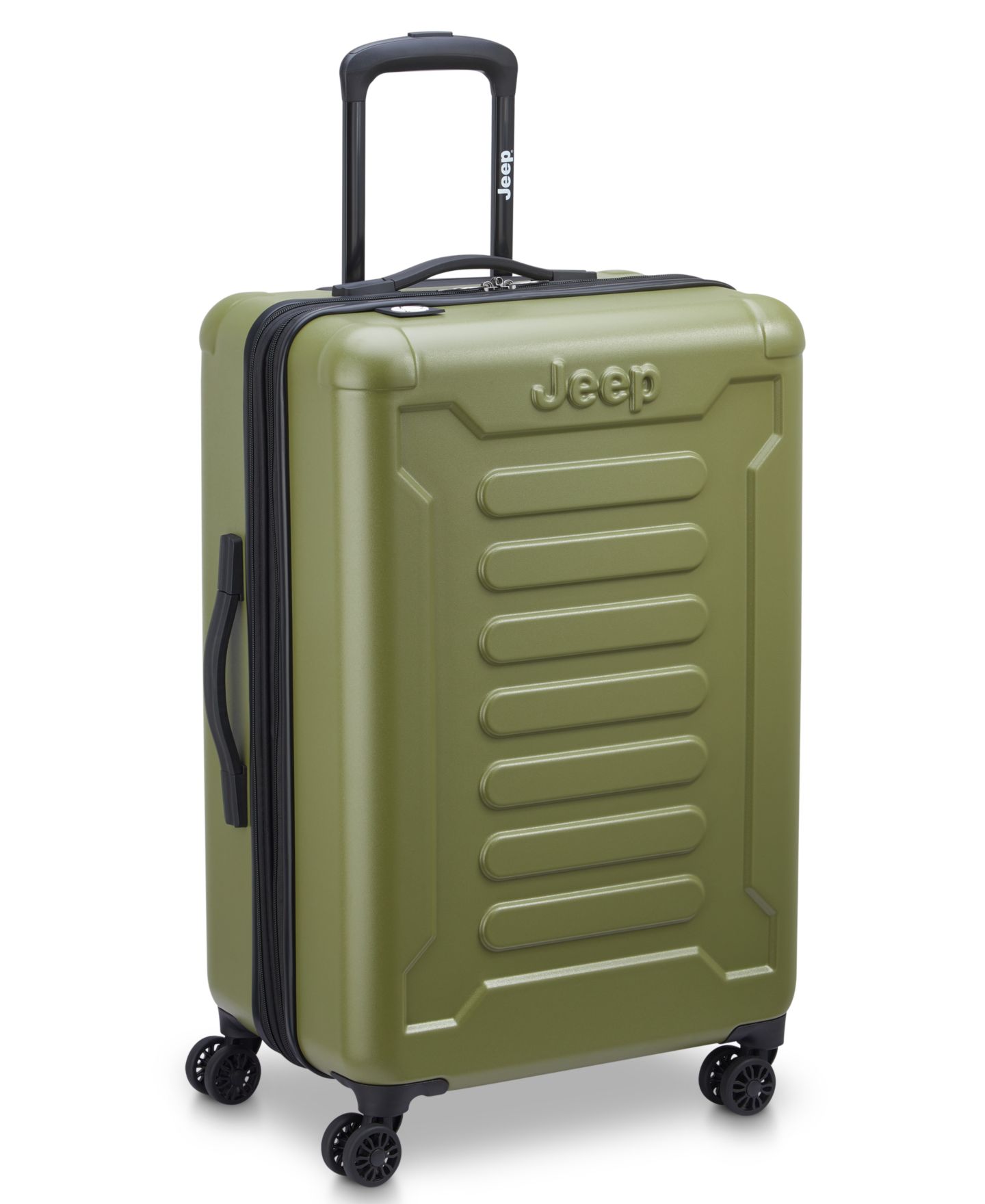 Сумка Jeep JH004C 24" Expandable 4-Double Wheels Upright Spinner, цвет: Avocado — фото 4