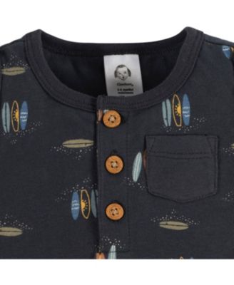 Baby Girls Short Leg and Long Leg Romper Set, 2 Pack