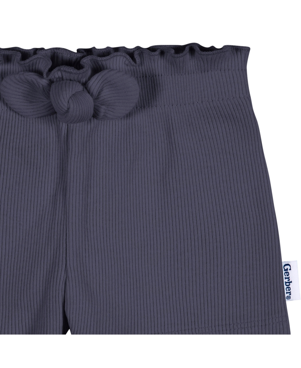 Gerber Baby Girls Baby Pull-On Knit Shorts, 3-Pack