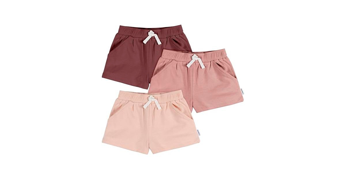 Gerber Baby Girls Knit Shorts, 3-Pack