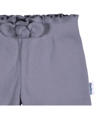 Toddler Girls Pull-On Knit Shorts, 3-Pack