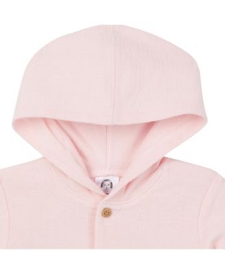 Baby Girls Hooded Long Sleeve Romper