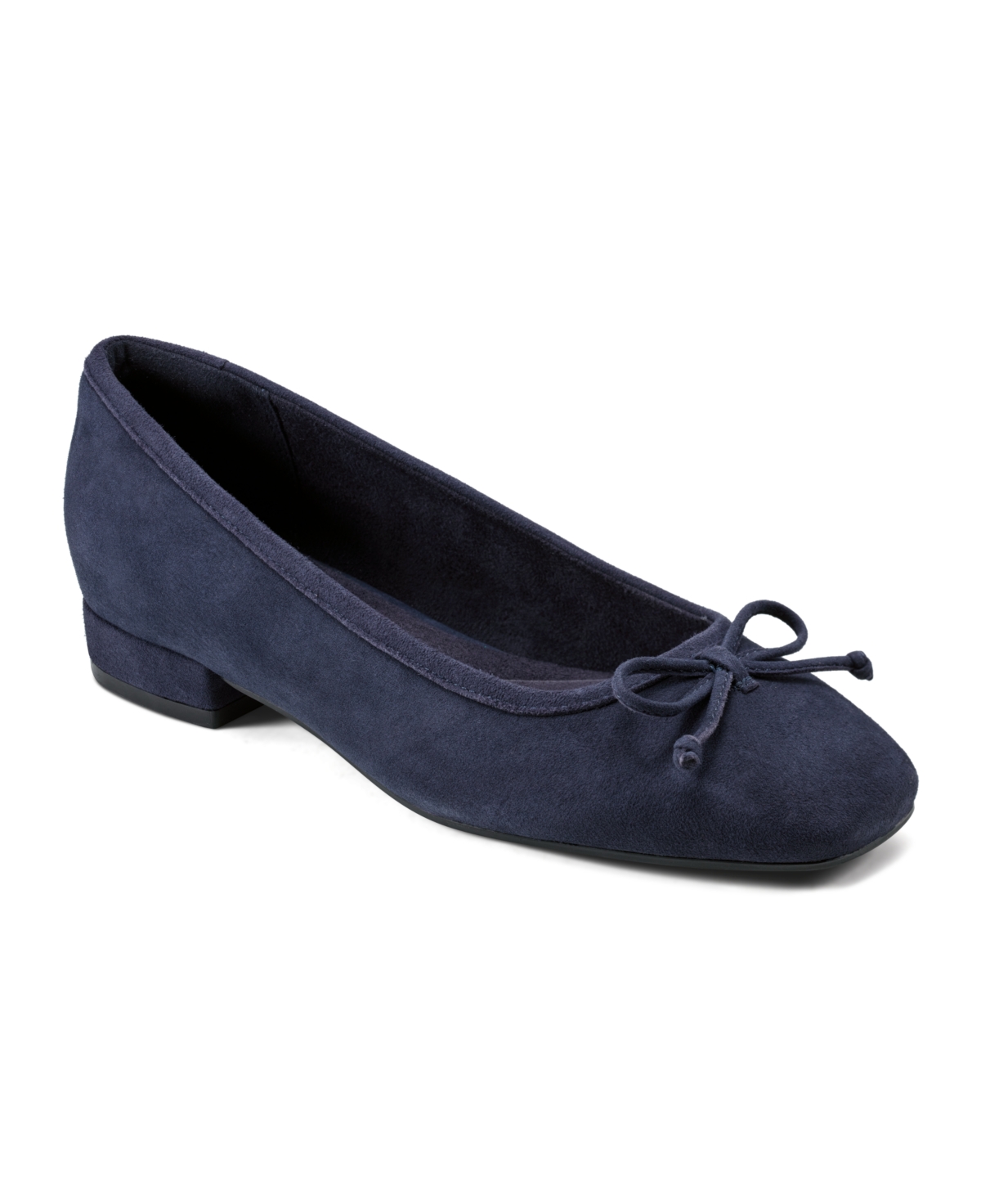 ROCKPORT WOMEN'S SADIE SQUARE TOE SLIP-ON BALLET DRESS FLATS 