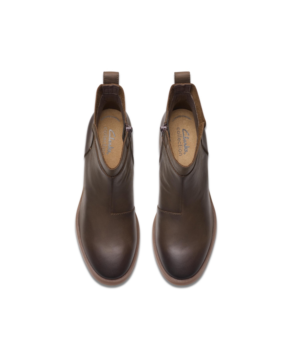 Clarks Lileigh Charm In Mushroom Leather