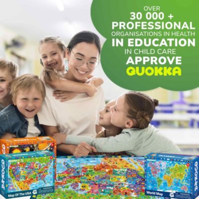 100 Pieces Search and Find Floor Jigsaw Puzzles for Kids Ages 4-6 - 3 SET Educational Puzzles