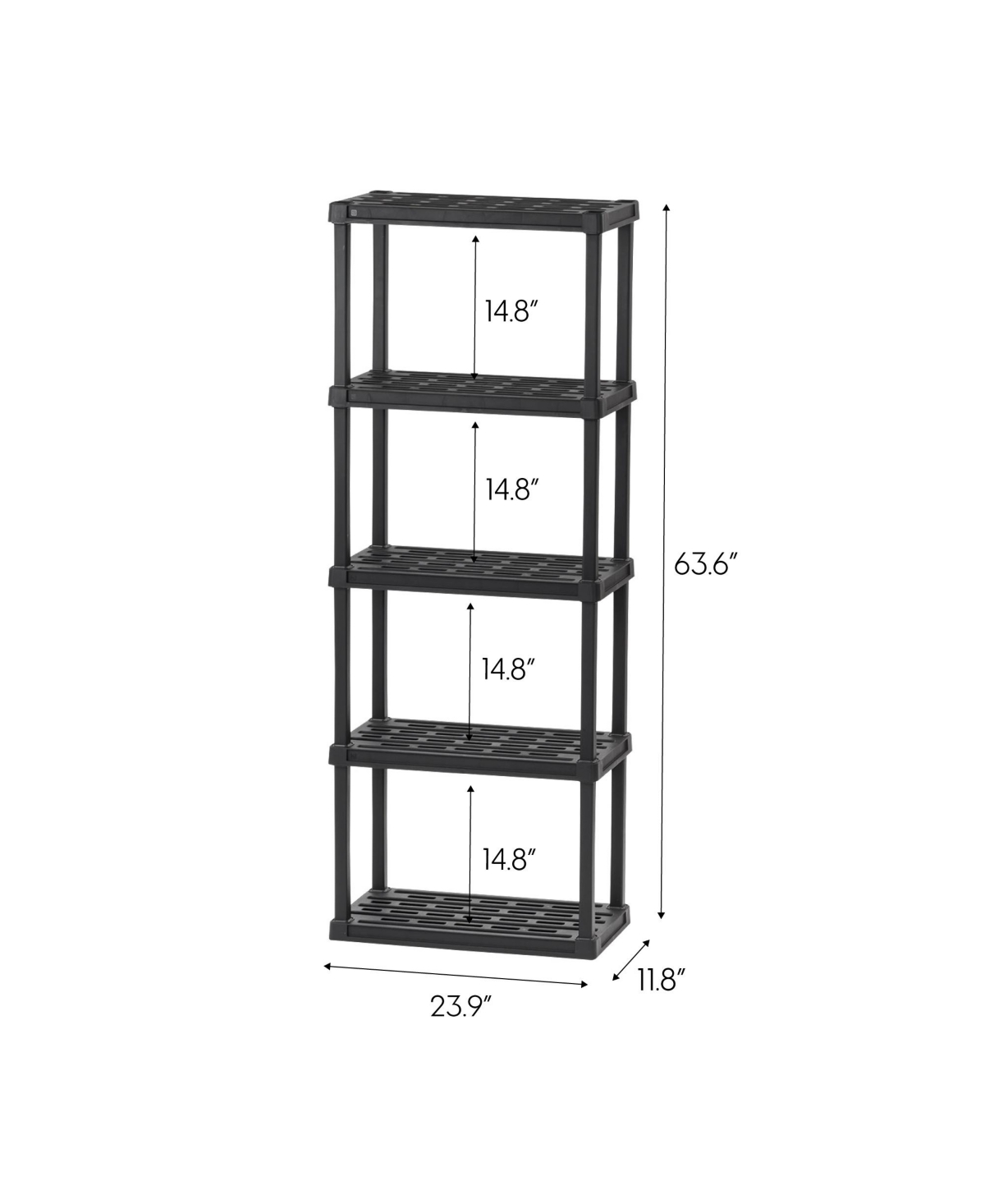 Iris Usa 5-Tier Shelving Unit, 64