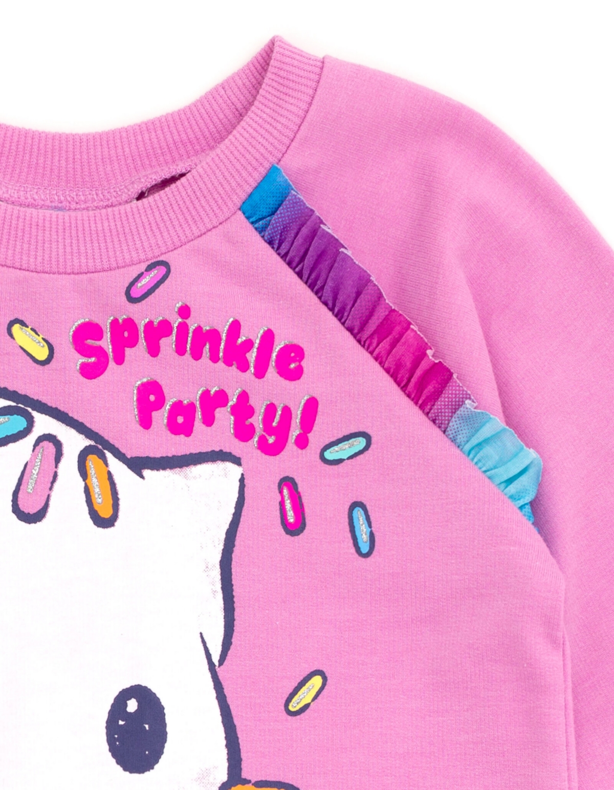Dreamworks Gabby's Dollhouse Toddler Girls Pandy Paws Cakey Cat French Terry Dress to
