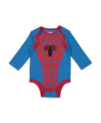 Baby Boys Captain America The Hulk iron Man Spider Man 5 Pack Bodysuits Newborn to