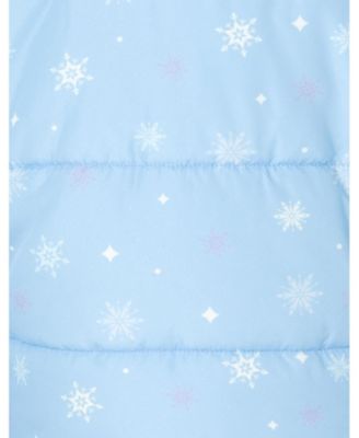 Toddler Girls Frozen Zip Up Puffer Jacket to (2T - 7-8)