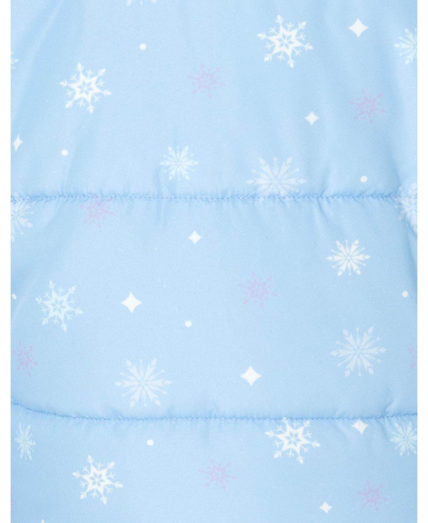 Toddler Girls Frozen Zip Up Puffer Jacket to (2T - 7-8)