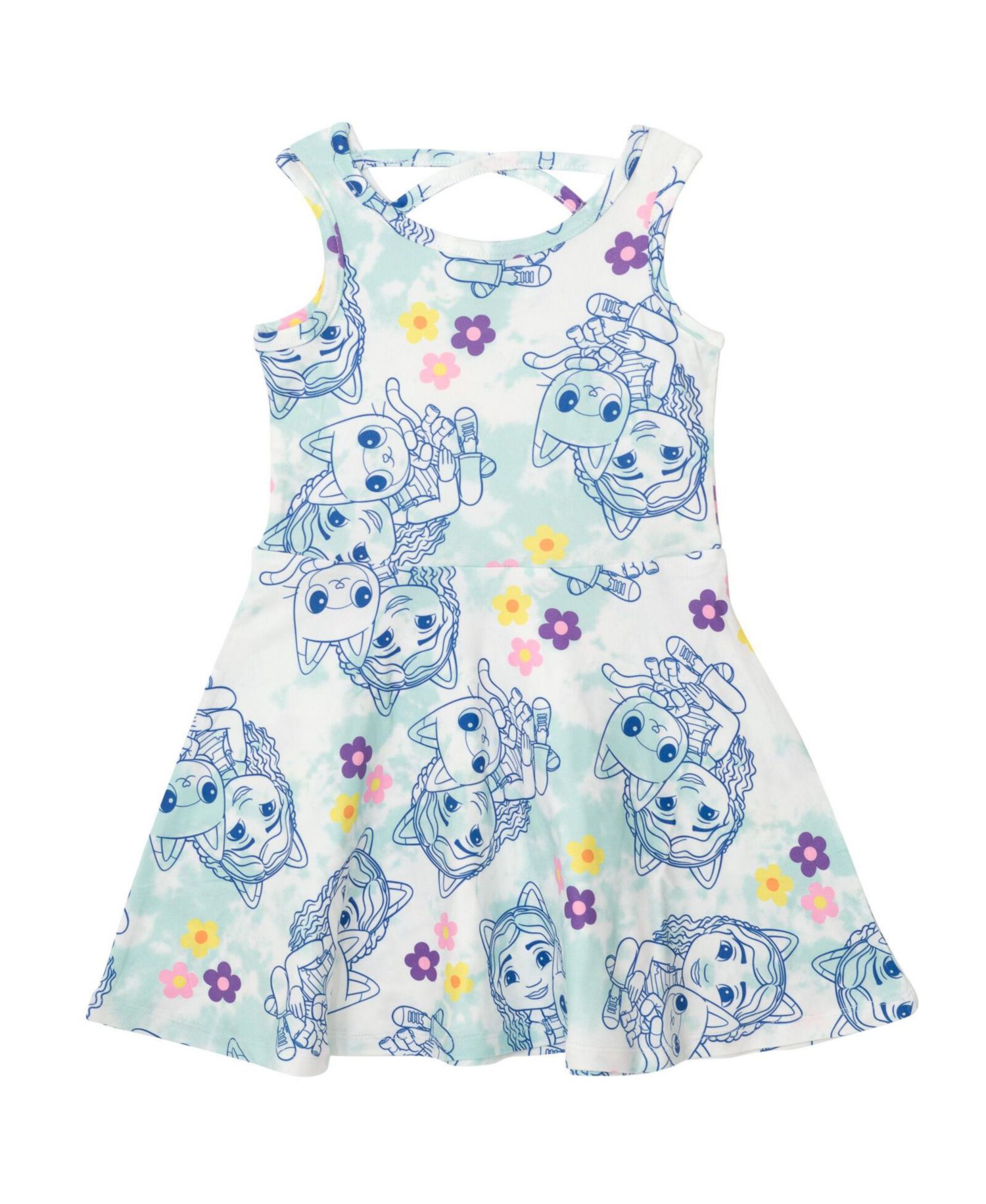 Big Girls' 6-12 Sleeveless Skater Dresses