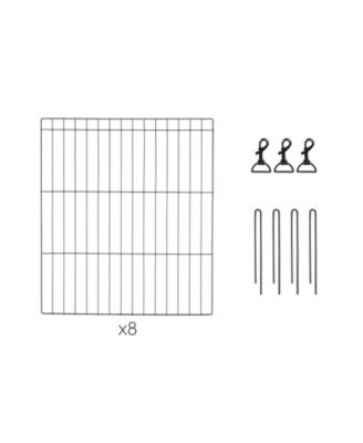 USA 30" Exercise 8 Panel Wire Metal Pet Playpen for Dog