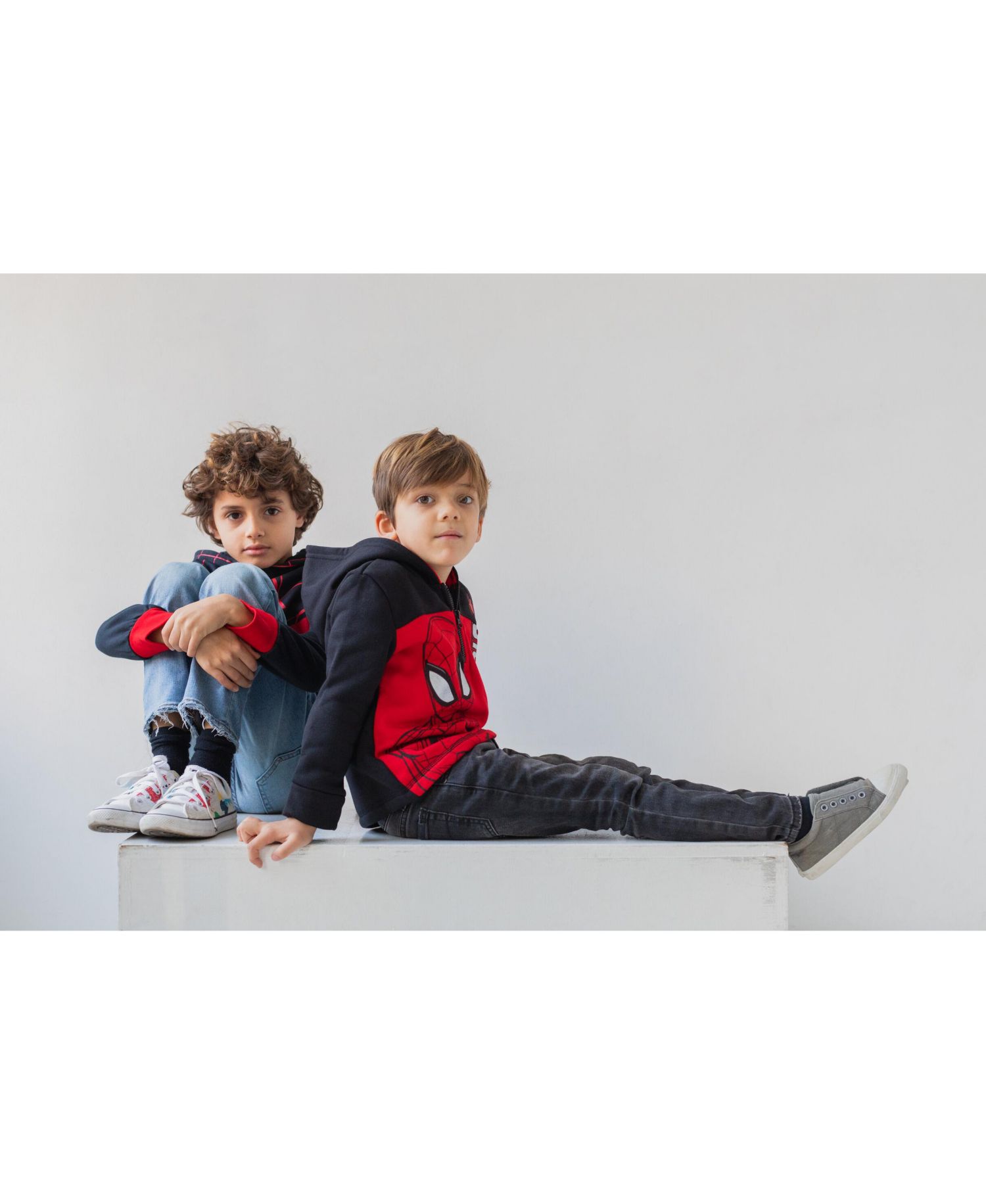 Toddler Boys Spider-Man Spider-Verse Venom Zip Up Hoodie to