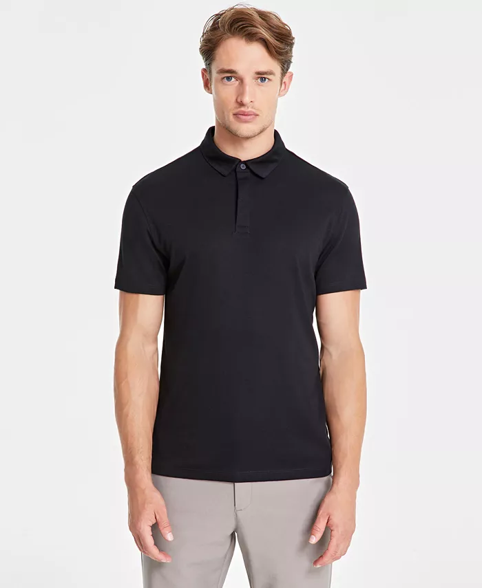 Men's AlfaTech Stretch Solid Polo Shirt