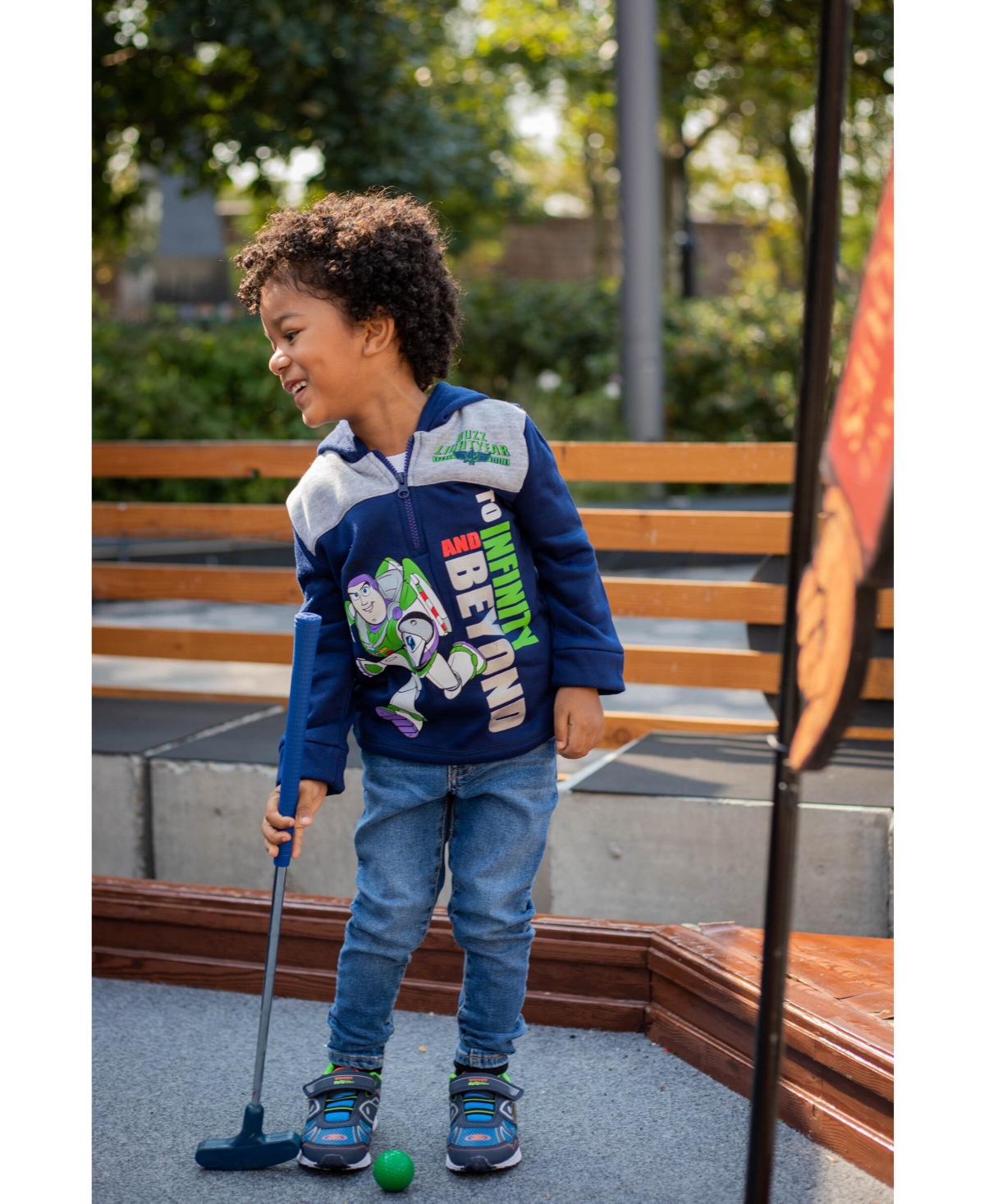Disney Toddler Boys Fleece Half Zip Hoodie to (12 Months - 18-20)