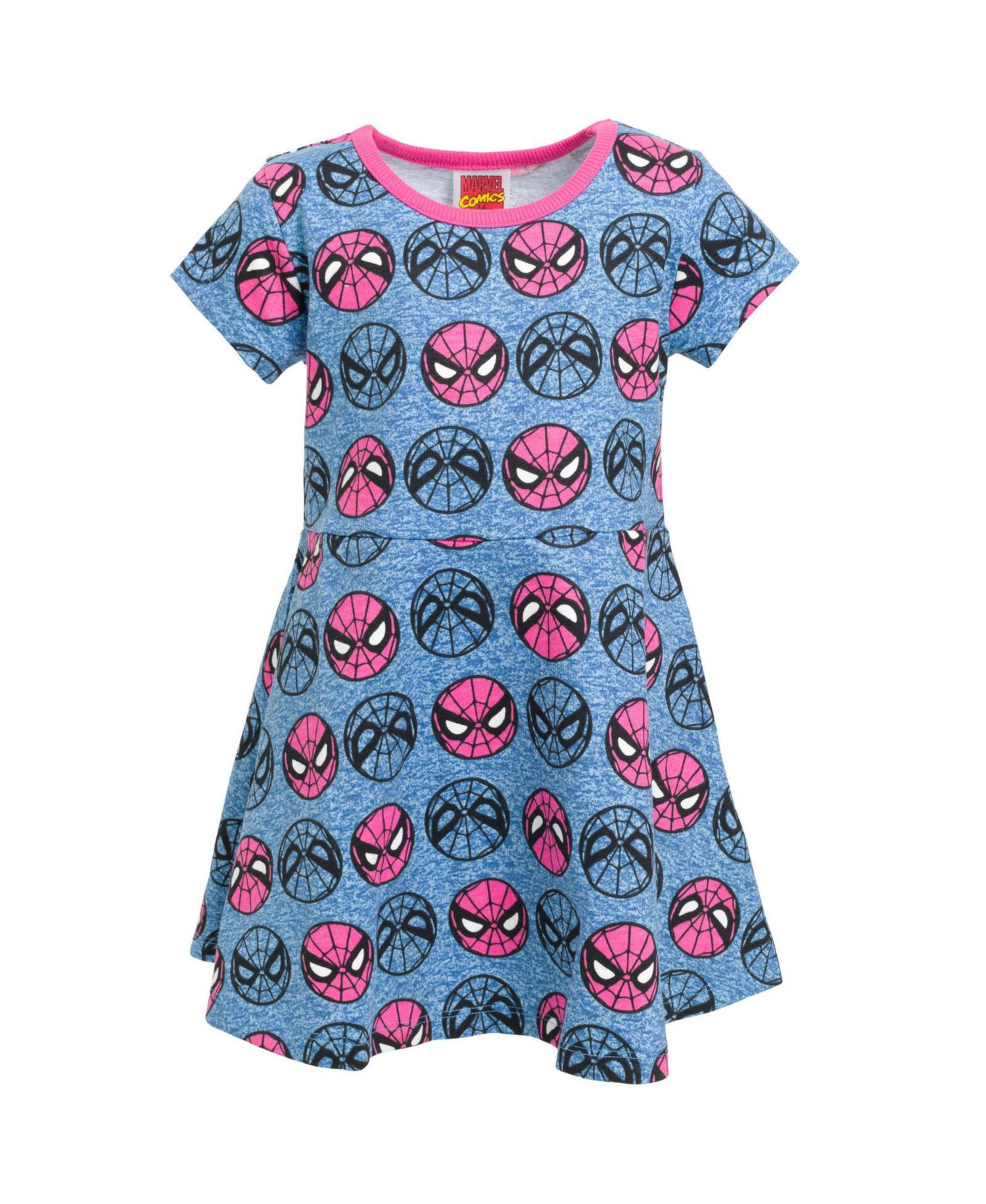 Girls Marvel Spider-Girl French Terry Skater Dress to