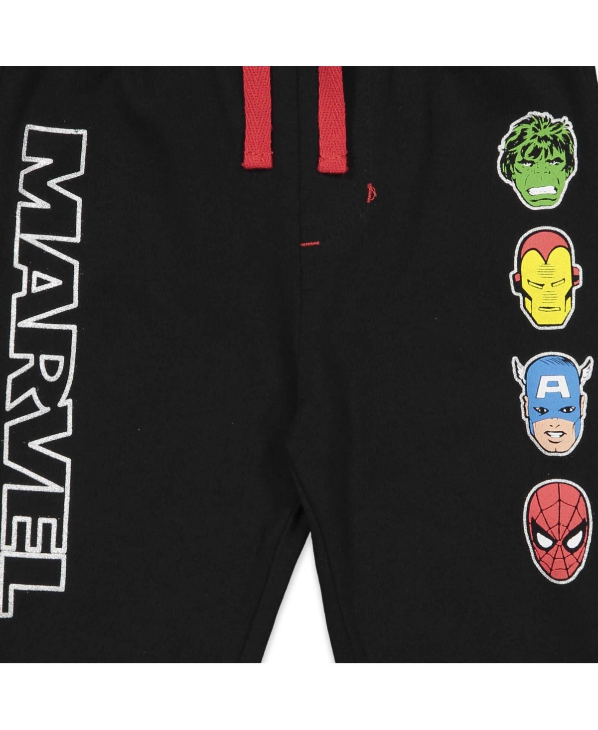 Marvel Baby Boys Baby Avengers HulkPanther Captain America 2 Pack Pants Newborn to -/ light grey