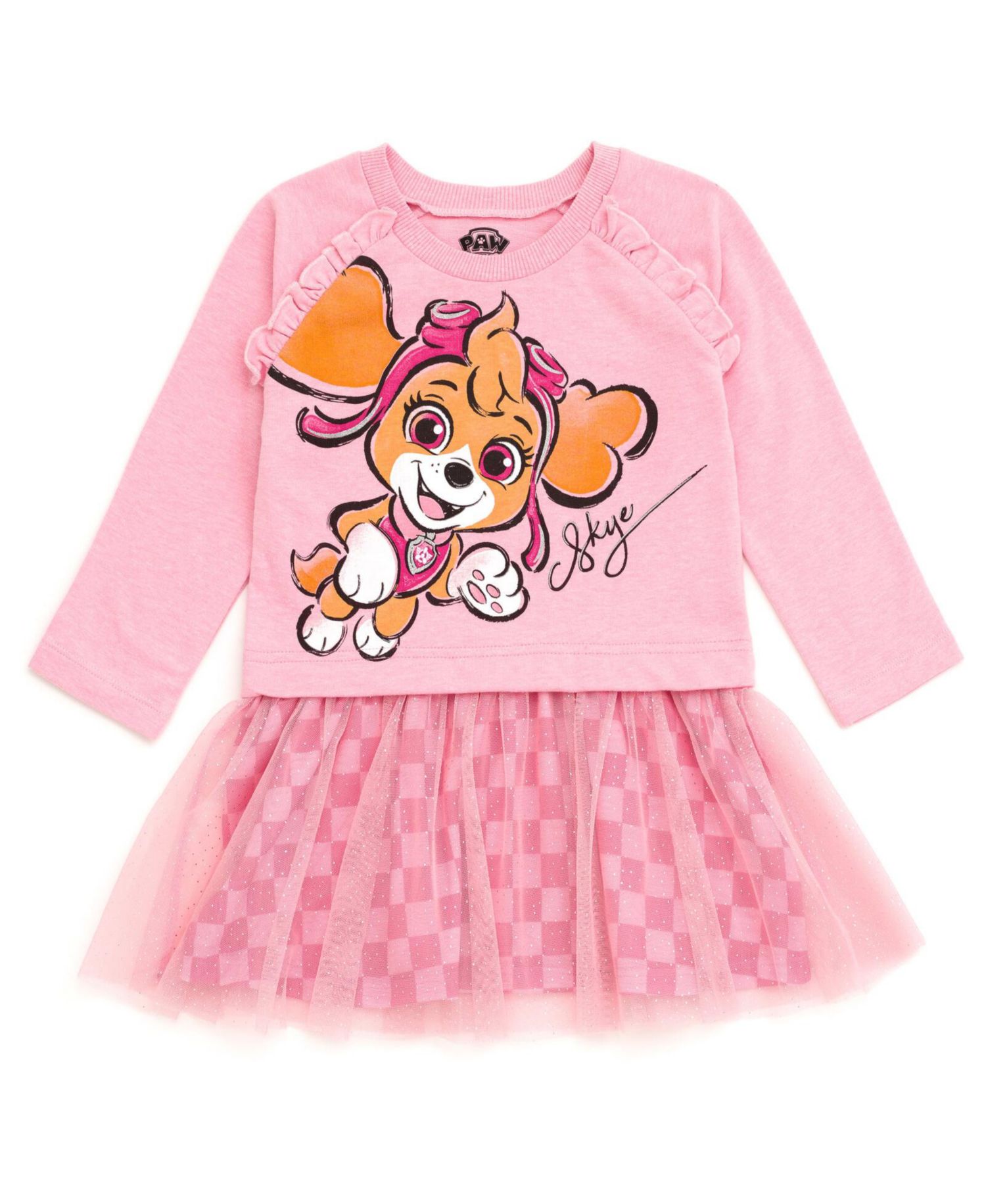 Little Girls Skye Glitter Tutu Dress