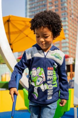 Baby Boys Fleece Half Zip Hoodie