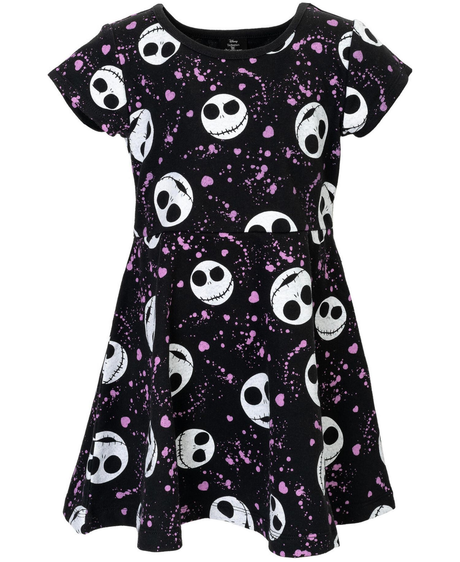 Toddler Girls (2T-5T) Jack Skellington Skater Dress