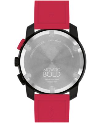 Express Bold Red Quartz Watch Movado Bold Verso Red Chronograph Bronze Bracelet | New York  main image 4