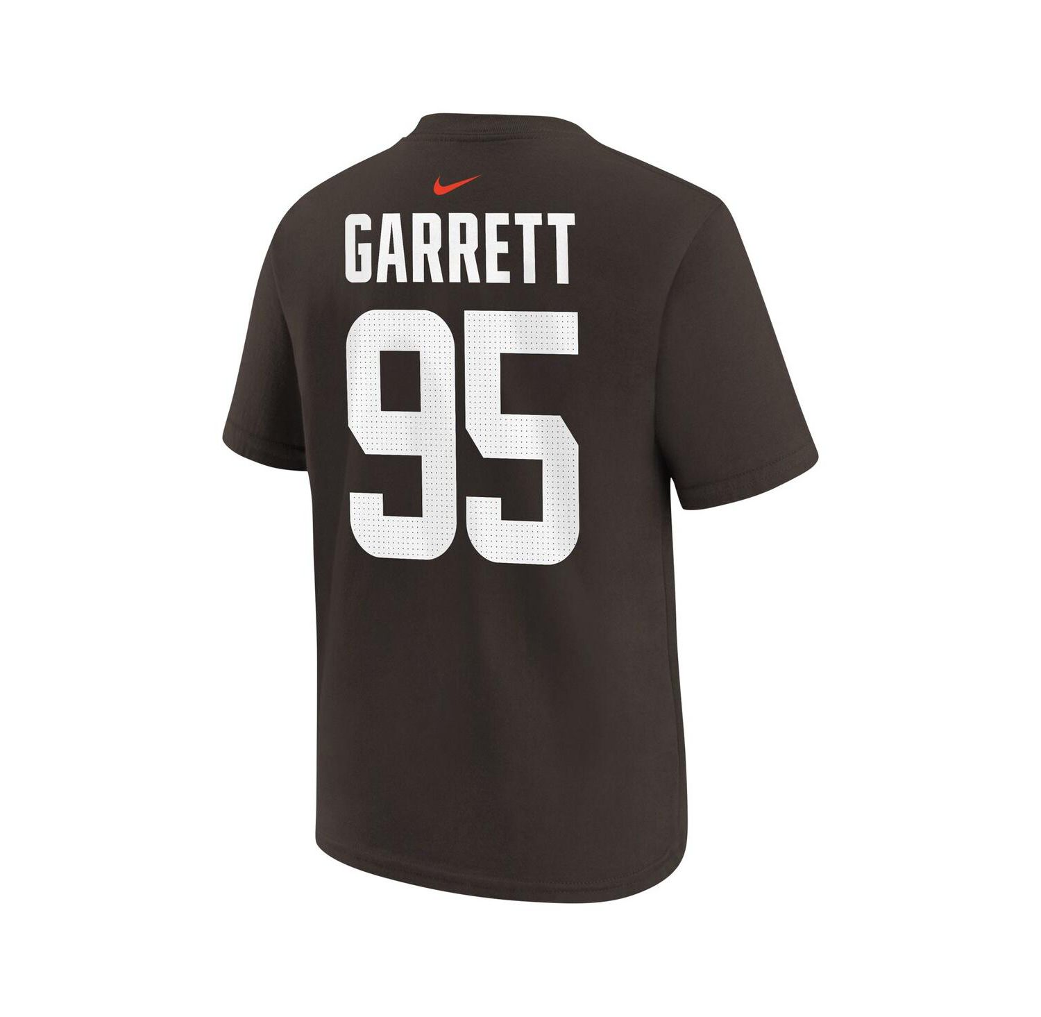 Big Boys and Girls Myles Garrett Brown Cleveland Browns Player Name & Number T-Shirt