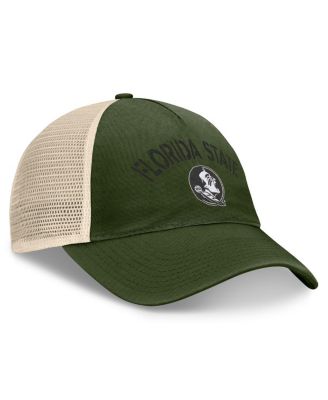 Men's Hunter Green Florida State Seminoles OHT Military Appreciation Glory Trucker Adjustable Hat