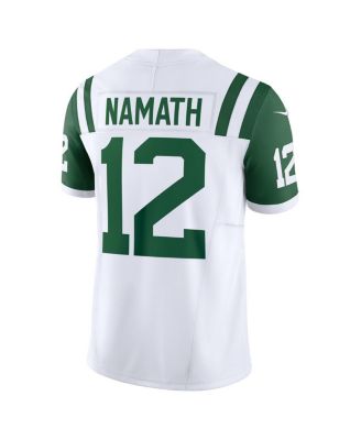 Men's Joe Namath New York Jets Classic Alternate Vapor F.U.S.E. Retired Player Limited Jersey
