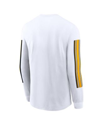 Men's White Iowa Hawkeyes Local Spirit Slogan Long Sleeve T-Shirt