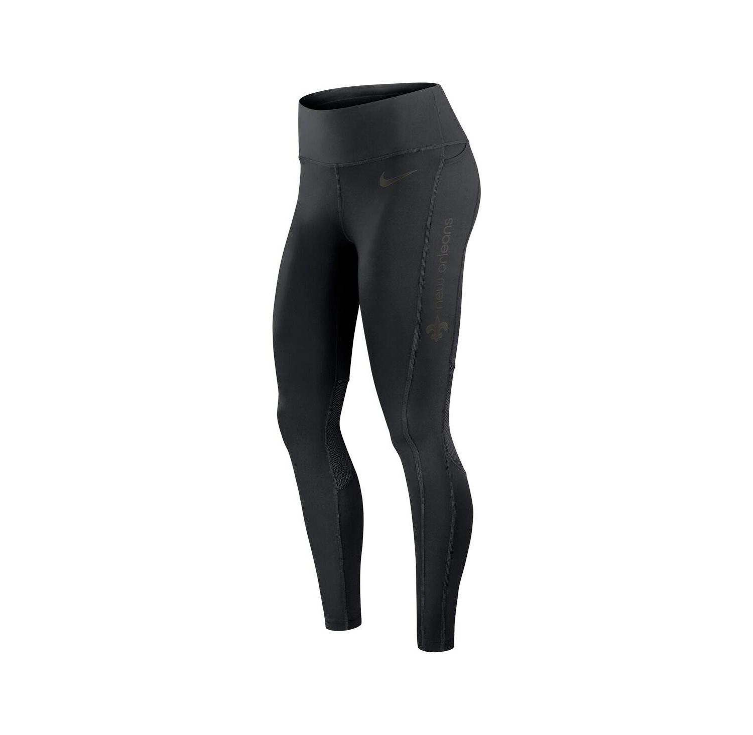 Women's Black New Orleans Saints Performance Leggings